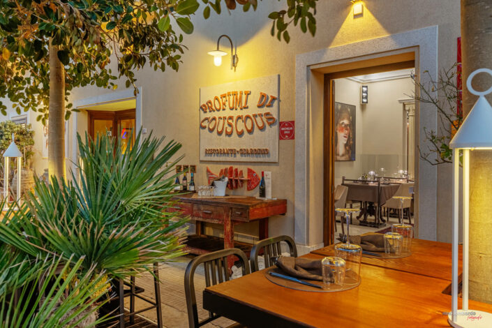 Trapani foto d'interni per ristorante a San Vito in Sicilia del fotografo Nino Lombardo