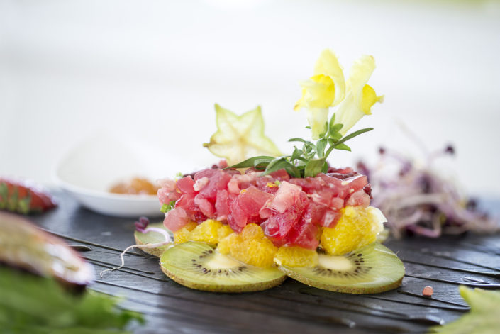 Fotografia professionale di una tartare. Fotografo per ristoranti food piatti gourmet e stellati