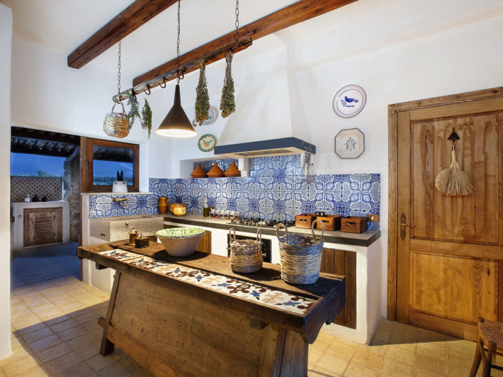 Fotografo per alberghi ha realizzato in una Cucina rustica di una dimora di charme in Sicilia