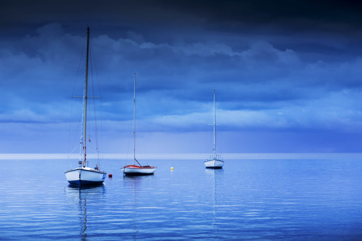 fotografia fine art su tela paesaggio bianco e nero