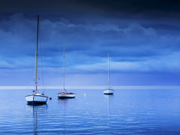 fotografia fine art su tela paesaggio bianco e nero