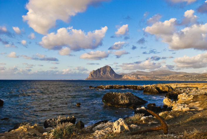 Stampa per arredo d'interni di un paesaggio con il mare