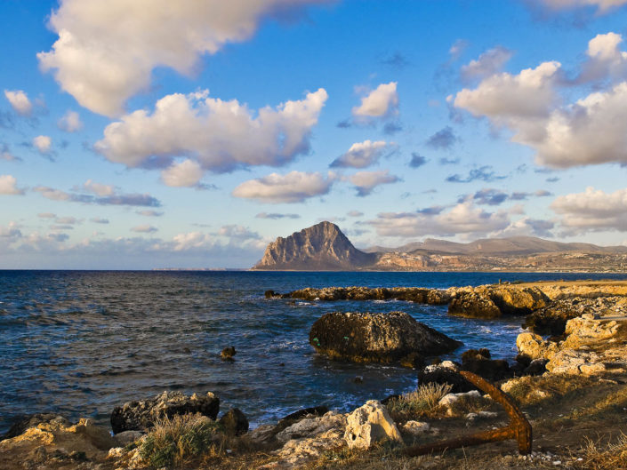 Stampa per arredo d'interni di un paesaggio con il mare