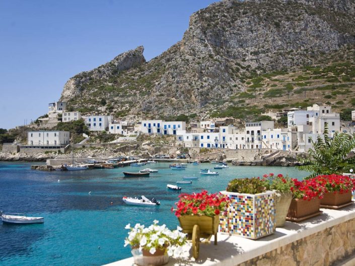 Fotografia per arredo moderno o classico stampata su tela o su pannello in vari formati Panorama di Erice