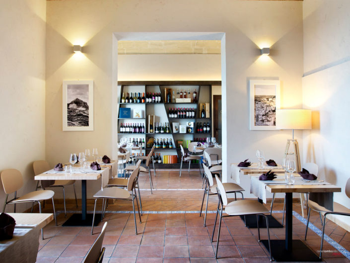 Trapani foto interni ristorante fotografo architettura d'interni in Sicilia Nino Lombardo