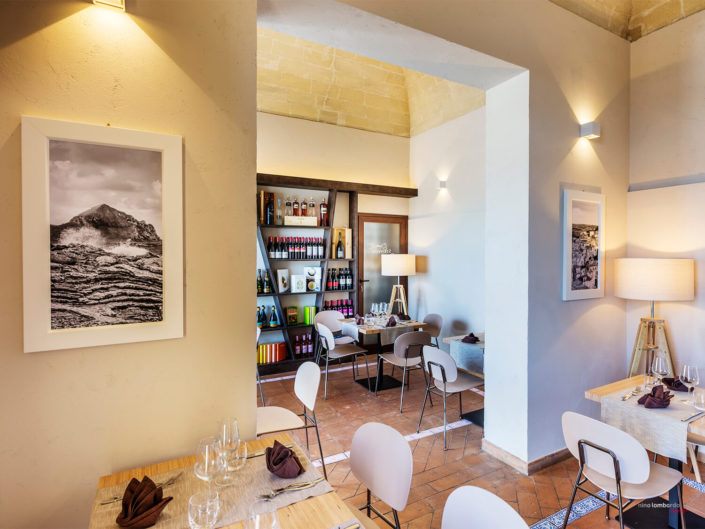 Trapani foto interni ristorante fotografo architettura d'interni in Sicilia Nino Lombardo
