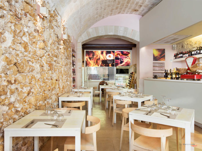 Trapani foto interni ristorante fotografo architettura d'interni in Sicilia Nino Lombardo