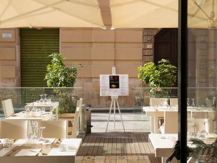 Trapani foto interni ristorante fotografo architettura d'interni in Sicilia Nino Lombardo