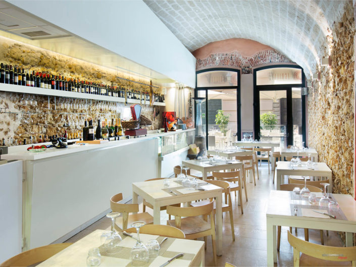 Trapani foto interni ristorante fotografo architettura d'interni in Sicilia Nino Lombardo