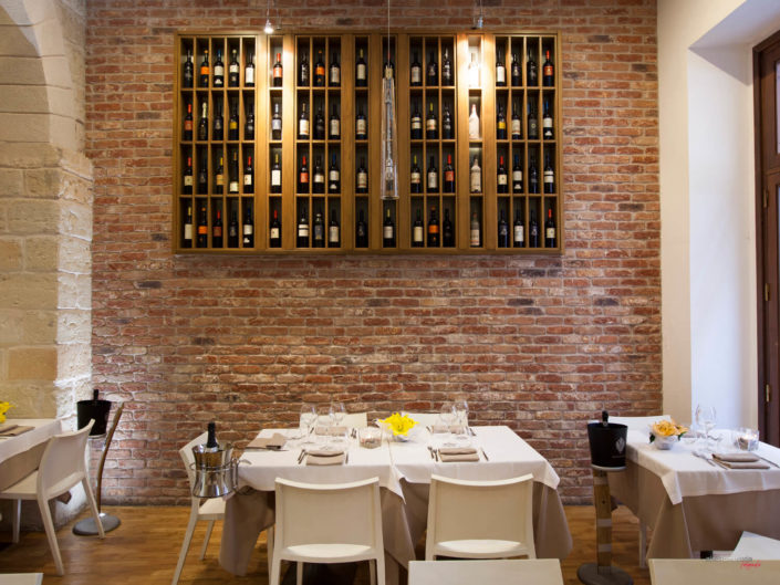Trapani foto interni ristorante fotografo architettura d'interni in Sicilia Nino Lombardo