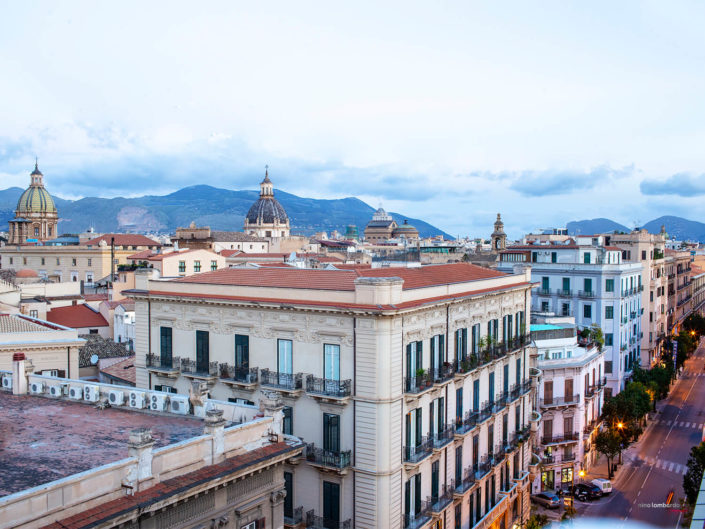 Palermo vista da sopra i tetti