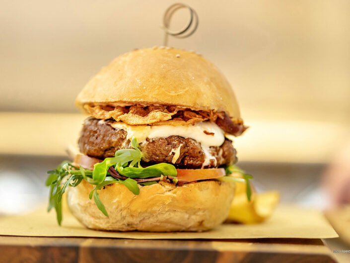 Ristorante Food photography Hamburger gourmet a Trapani Fronte Villa fotografo Nino Lombardo